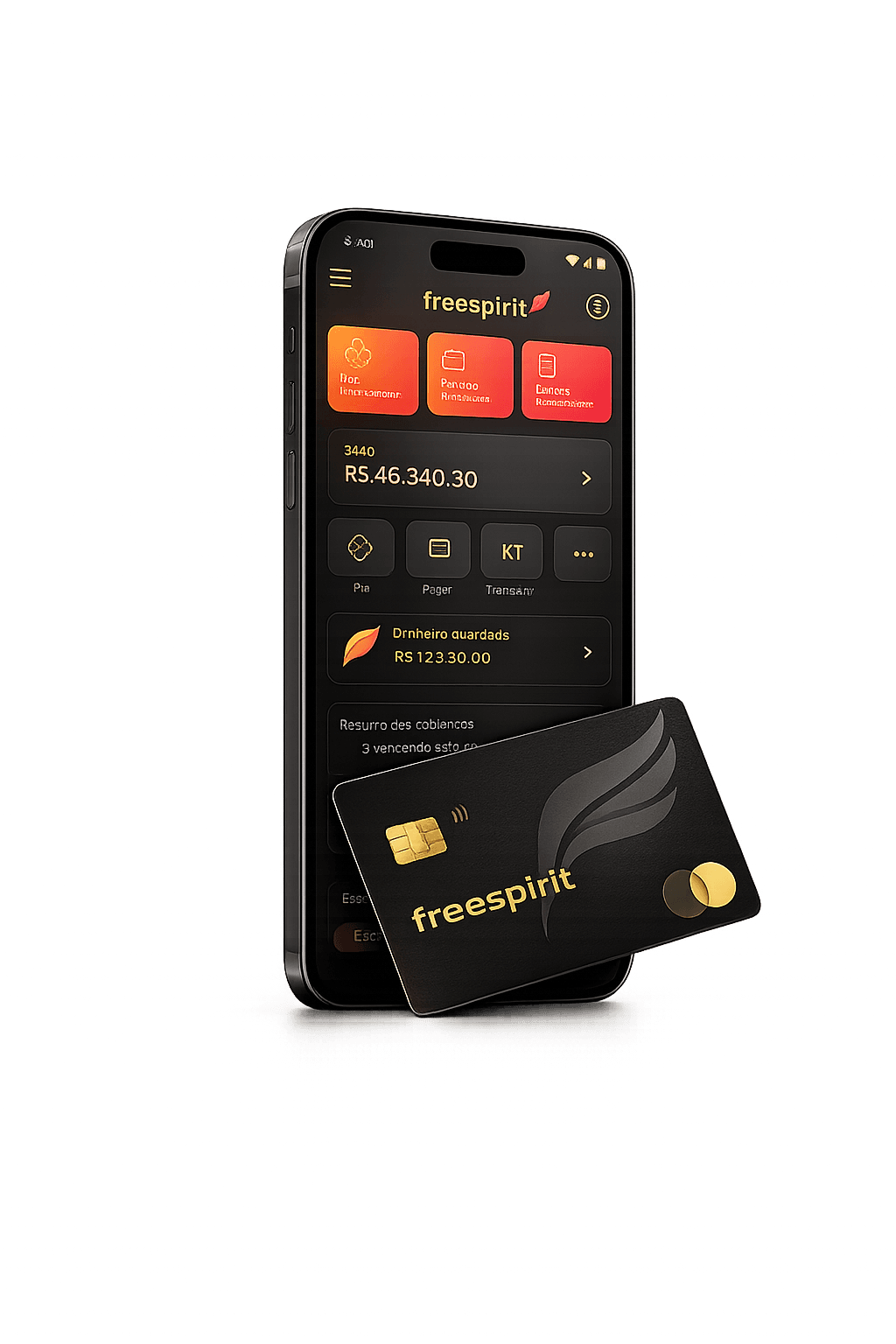 FreeSpirit · multicarteira no app